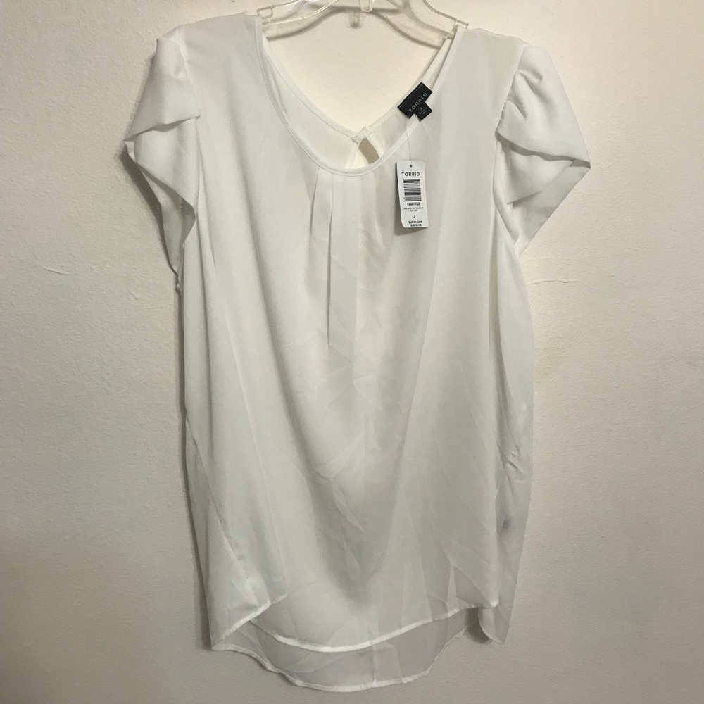 Torrid elegant white blouse!